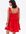 Red Frill Tiered Tie Strap Mini Dress