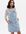 Maternity Blue Denim Mini Pinafore Dress