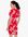 Red Floral Ruched Mini Wrap Dress New Look