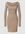 Mini-jurk in riblook, model 'SQUARE NECK RIB DRESS'