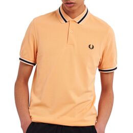 Textured Tipped Polo Heren