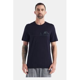 Tech Lite II Single Line Camp T-shirt Marineblauw
