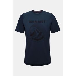 Mountain T-Shirt M Marineblauw