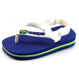 Slippers Baby Brasil logo Blauw HAV49