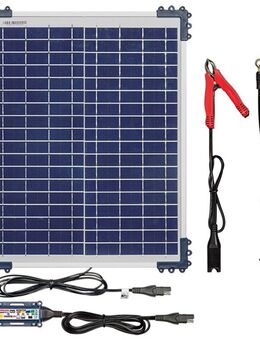 Solar DUO + 20W-zonnepaneel, Druppelladers voor de moto, 12V/12,8V (1,67A) TM522-D2
