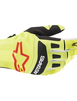 Techstar Gloves Yellow Fluo Black L