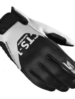 CTS-1 Black White Motorcycle Gloves S