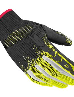 X-Knit Black Yellow Fluo Motorcycle Gloves XL