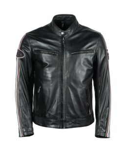 Race Leather Aniline Black Jacket XL
