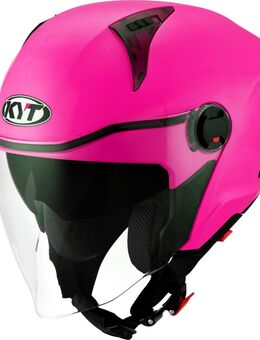 D-City Plain Jet Helm, pink, afmeting S