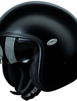 Vintage U9 Jet Helmet De Helm van de straal, zwart, afmeting S