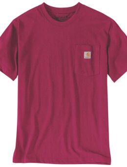 Workwear Pocket T-Shirt T-shirt, donkerrood, afmeting S
