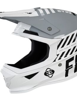 XP4 Danger Motorcross helm, zwart-wit, afmeting XL