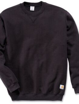 Midweight Crewneck Sweatshirt, zwart, afmeting XL