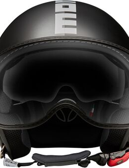 FGTR Evo Joker Jet Helmet Jet Helm, zwart-grijs, afmeting 2XS