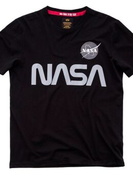 NASA Reflective T-Shirt, zwart, afmeting S