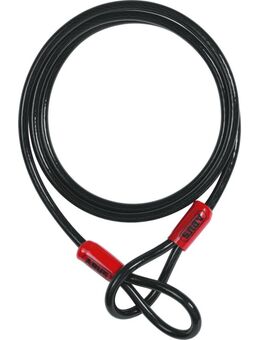 Cobra Stalen kabel, zwart, afmeting 140 cm