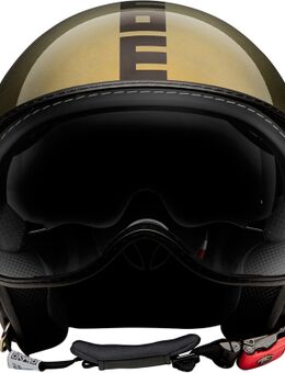 FGTR Evo Winter Limited Edition Metal Glossy Jet helm, goud, afmeting 2XS