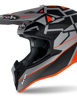 Wraap Mood Motorcross Helm, oranje, afmeting XL