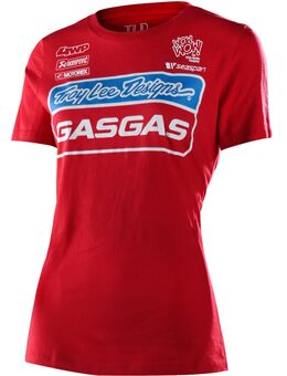 GasGas Team Dames T-Shirt, rood, afmeting XL voor vrouw
