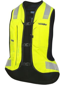 E-Turtle Airbag Vest, geel, afmeting XL