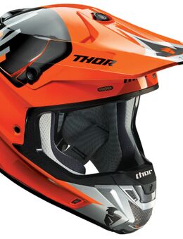 Verge Vortech Motorcross helm, oranje, afmeting S