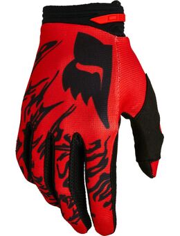 180 Peril Motorcross handschoenen, zwart-rood, afmeting 2XL