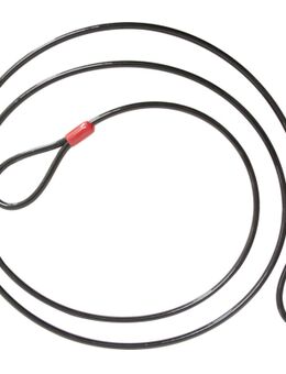 Cobra Stalen kabel, zwart, afmeting 180 cm