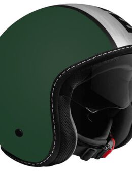 Blade Green Mat Silver Jet Helm, groen-zilver, afmeting S