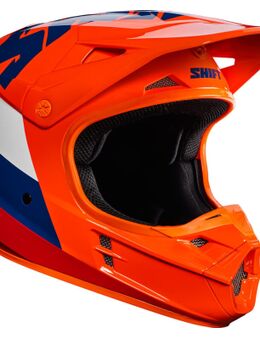WHIT3 Tarmac Motorcross helm, oranje, afmeting L