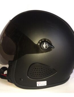Gensler Kult Jet Helmet With Visor De Helm van de straal met Vizier, zwart, afmeting 2XS XS