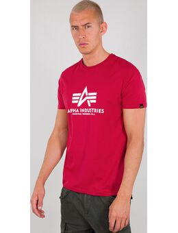 Basic T-Shirt, rood, afmeting XL