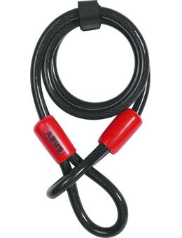Cobra Stalen kabel, zwart, afmeting 120 cm