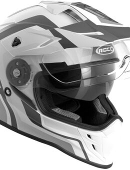781 Motorcross helm, zwart-wit, afmeting L