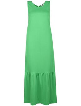 Mouwloze jersey jurk Van groen