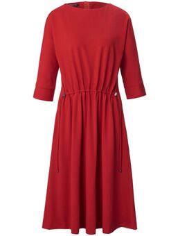 Jersey jurk 3/4-mouwen Van rood