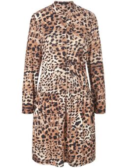 Jersey jurk luipaardprint Van bruin