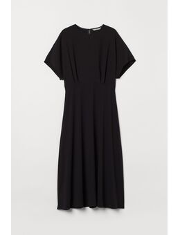 Midi-jurk Zwart Alledaagse jurken in maat S. Kleur: Black