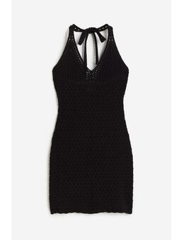 Mini-jurk Met Gehaakte Look Zwart Alledaagse jurken in maat M. Kleur: Black