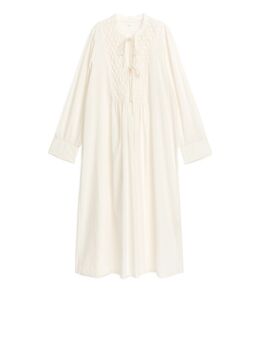 Tuniekjurk Offwhite Alledaagse jurken in maat 38. Kleur: Off white
