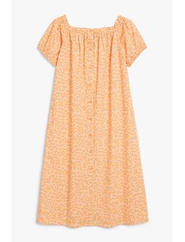 Maxi Smock Dress Burnt Orange Alledaagse jurken in maat XS