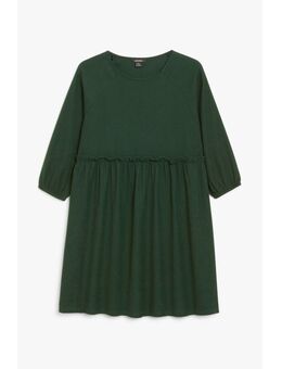 Flounce Mini Dress Green Alledaagse jurken in maat XXS