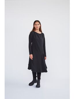 Gather Jurk Black - - Jurk - Zwart - XXXL