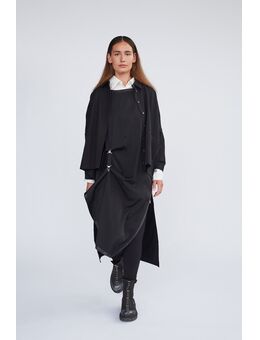 Vaasa Crepe Tuniek Black - - Crepe - Zwart - L - polyester