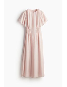 H & M - Maxi-jurk met gesmokte taille - Roze