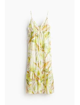 H & M - Maxi-jurk met drawstrings - Wit