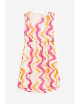 H & M - Jurk van chiffon - Wit