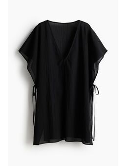 H & M - Oversized strandkaftan - Zwart