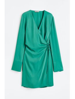 H & M - Overslagjurk - Groen