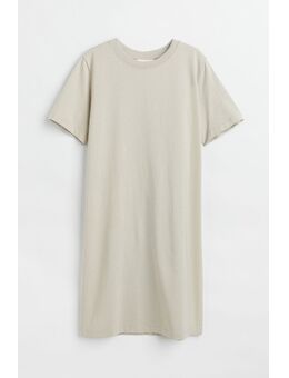H & M - Katoenen T-shirtjurk - Bruin
